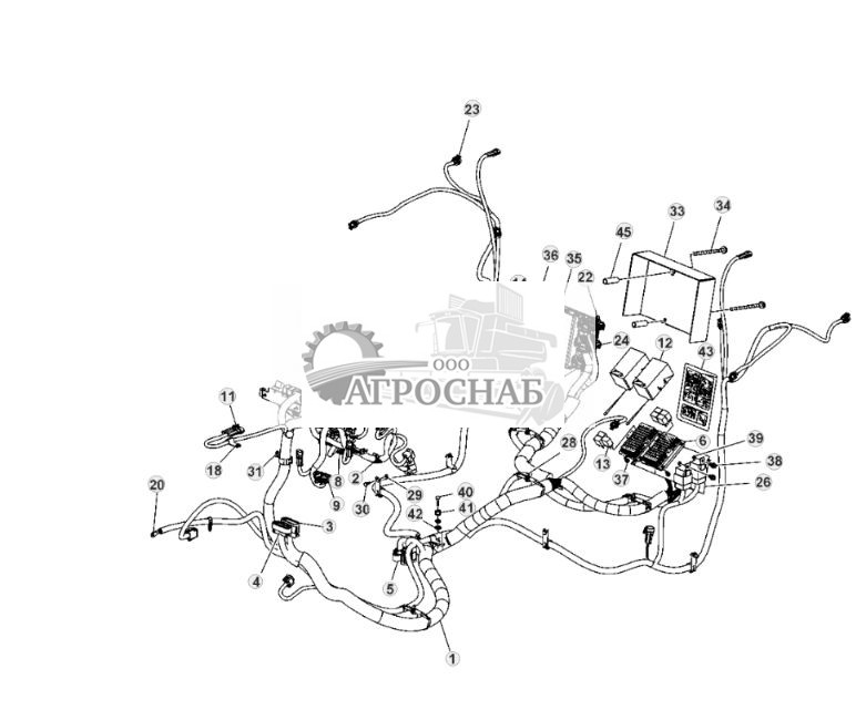 УЗЕЛ КОММУТАЦИОННО-РАСПРЕДЕЛИТЕЛЬНОГО ЦЕНТРА VEC И КРЕПЛЕНИЕ - ST322132 210.jpg
